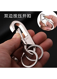 Móc khóa xe máy ô tô xe hơi Jobon có chốt móc đĩa quần, nước sơn cao cấp, thép inox không gỉ JB-193