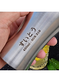 Ly giữ nhiệt ly bia dáng cao 450ml Inox 316 hàng nhập bãi chưa qua sư dụng