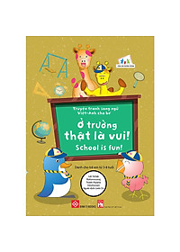 Sách - Truyện Tranh Song Ngữ Việt - Anh Cho Bé  Về Kỹ Năng Sống (Bộ 12 quyển)