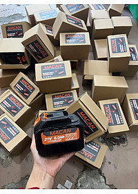 HÀNG  CHÍNH HÃNG  - Pin MACAN 15 Cell 21V dung lượng cao chân pin phổ thông