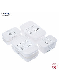 Combo hộp đựng thực phẩm Whity Pack 700ml + Set 02 hộp 350ml - nội địa Nhật Bản