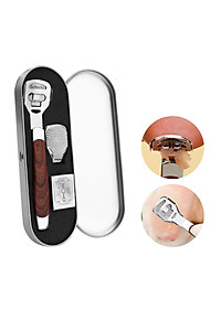 Dụng Cụ Mài, Chà Gót Chân Tẩy Da Chết Inox Có Kèm Hộp Dao - Hàng Chính Hãng GROFA
