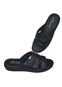 Dép Nam Quai Ngang TiTi ĐÔ Da Bò Thật Cao Cấp DNA2119