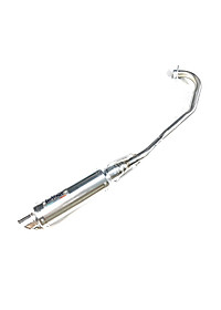 Pô Leovince bạc + cổ pô Exciter 135 