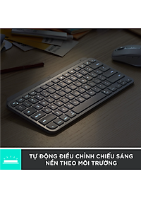 Bàn phím không dây Bluetooth Logitech MX Keys Mini - Hàng Chính Hãng