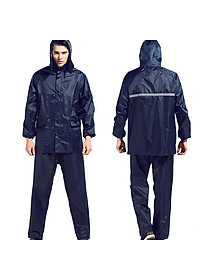 Mô tả sản phẩm Bộ Quần Áo Mưa Vải Dù Size XXXL Vàng Chống Thấm Cao Cấp