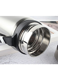 Bình Giữ Nhiệt Inox 304 Đựng Nước, Có Lõi Lọc Trà Và Dây Treo 1000-1200-1500ml Giữ Nhiệt Lâu Tốt Trên 15H- Hàng Chính Hãng MINIIN
