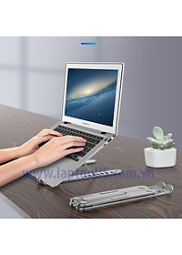 Giá Đỡ dành cho Laptop Macbook Nhôm Tản Nhiệt Điều Chỉnh Độ Cao Dễ Dàng Mang Đi