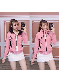  Áo Khoác Chống Nắng Nữ 6 Túi Cotton Cao Cấp Phối Màu Thời Trang