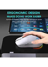 Chuột Led Không Dây Pin sạc T25 Gaming Cổng sạc TypeC chống mỏi cổ tay cho máy tính laptop hàng nhập khẩu