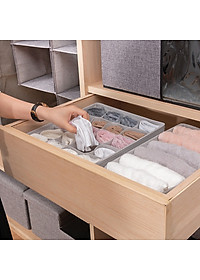 Set 3 Hộp Đựng Đồ Lót Túi Đựng Đồ Lót, Tất Vớ, Đựng Đồ Đa năng Gấp Gọn Đa Năng - Hàng Loại 1 - Chính Hãng MINIIN