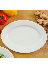 Đĩa xoài đủ size  bằng sứ cao cấp Long Phương 