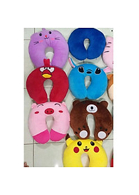 Gối chữ U Nhà của Mẹ thích hợp sử dụng làm gối ngủ văn phòng, gối du lịch kích thước  27x24x6 cm - màu sắc giao ngẫu nhiên