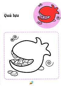 Sách 123 Nào Ta Tô Màu! - Hoa Quả