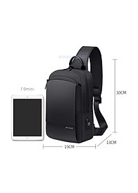 Túi đeo chéo đeo ngực nam cao cấp phong cách châu âu