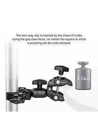  Ulanzi R094 / Ulanzi R096 - Kẹp Đa Năng Xoay 360°, Chịu Tải 1.5 Kg- Hàng chính hãng