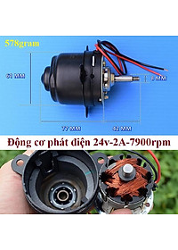 Động cơ từ Brushless phát điện 60w