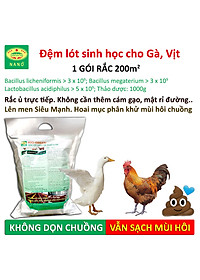 Đệm lót sinh học thảo dược dùng cho Chăn Nuôi BIO-GREEN
