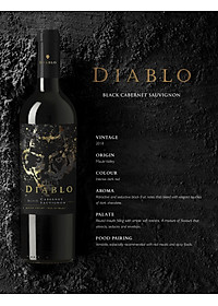 Rượu vang đỏ Chile Diablo Black Cabernet Sauvignon