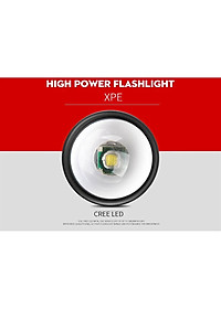 Đèn pin mini siêu sáng bỏ túi 2in1 có zoom xa gần kèm hộp đựng- Hàng chính hãng 