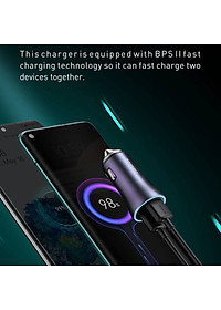 Tẩu củ sạc nhanh 40W cổng PD type c và USB hiệu Baseus Goldern Contactor  Pro đa năng cho xe hơi / xe ô tô trang bị LED đổi màu, Quick Charge 3.0 / Quick Chagre 4.0, PD 3.0, smartchip BPS 2.0 - Hàng nhập khẩu