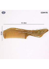 Lược sừng xuất Nhật (Size: L - 20cm) COH170 - Lược đuôi cá Koi đẹp mềm mại ️- Chăm sóc tóc
