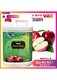 Combo 2 can Nước rửa tay khử mùi Mr.Fresh 5L Hương Quế & Hương Táo (5l/can)