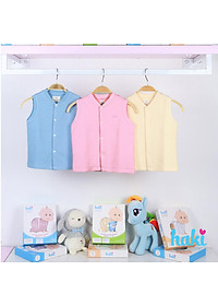 Áo gile chần bông cổ bo cho bé Haki BB018