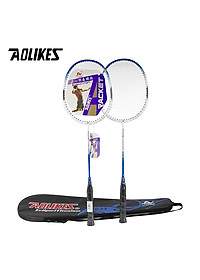 Combo bộ 2 vợt cầu lông AOLIKES YE-6631 và hộp 5 quả cầu cao cấp