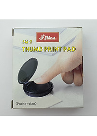 Khay mực lăn tay tròn Shiny - SM2