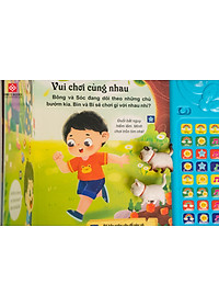 Sách - Sách âm thanh - Bé học nói Phiên bản đặc biệt với 30 nút bấm cho bé 0 - 6 tuổi - Đinh Tị Books