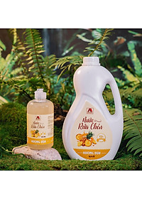 Nước Rửa Chén Hữu Cơ Sinh Học An An - Hương Trái Cây/Hương Dứa/Hương Quế- 500ml