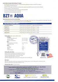 BZT AQUA xử lý nước và ổn định tảo