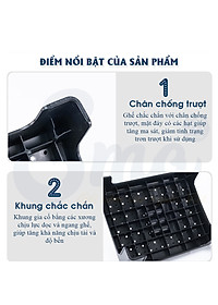 Ghế kê chân văn phòng công thái học Ergonomic Footrest - Thương hiệu EMA