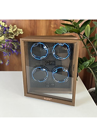 [BH 2 Năm Động Cơ] HỘP XOAY 4 ĐỒNG HỒ CƠ DÁNG ĐỨNG