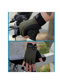 Găng Tay Đi Phượt Hở Ngón 5.11 U890, Găng Tay Phượt, Tập Gym, Thể Thao Đa Năng  - HÀNG CHÍNH HÃNG