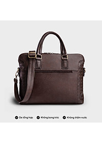 Cặp Công Sở Lata ( Thời trang nam basic đựng laptop 14,6 inch - Cặp da CA28 )