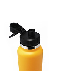 Bình Giữ Nhiệt Rinfere Với Combo 2 Nắp, Dụng Cụ Vệ Sinh Ống Hút (950ml) - Khắc Tên Theo Yêu Cầu