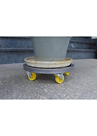 Đế lót chậu cây di động, bằng thép sơn tĩnh điện, đế có bánh xe dễ di chuyển