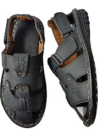 Giày Sandal Bít Mũi BIGGBEN Da Bò Thật Cao Cấp SD24
