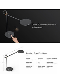 Đèn bàn/ Đèn học/ đọc sách chống cận cao cấp LED Yeelight MATE BLACK 17W - RA98