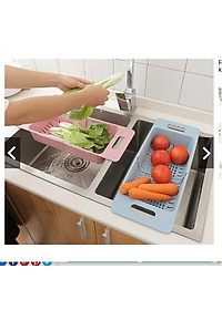 Rổ Gác Bồn Rửa Bát Gấp Gọn Đa Năng NHỰA  NO 5613 Kệ Đựng Đồ Rửa Chén Gác Bồn Đa Năng