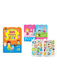 Trọn Bộ 6 Cuốn 2000+ Stickers Bóc Dán Thông Minh (Dành Cho Trẻ Từ 2-6 Tuổi) - Giúp bé phát triển IQ, EQ, CQ