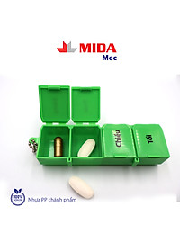 Set hộp chia thuốc 7 ngày MidaMec 7 màu
