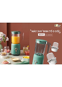 Máy Xay Sinh Tố Đa Năng BEAR BL-B10V2 Gồm 3 Cối Dung Tích 1.2 Lít Công Suất 300 W - Hàng Chính Hãng