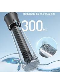 Máy tăm nước cầm tay Fairywill F30, phiên bản nâng cấp với sạc Type C và lõi lọc nước độc quyền