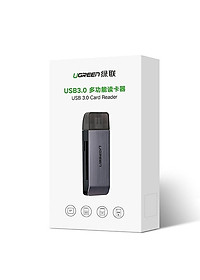 Đầu Đọc Thẻ Nhớ Đa Năng Chuẩn USB 3.0 Ugreen 50541 - SD/TF/CF/MS - Hàng Chính Hãng