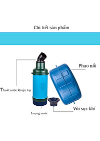 Máy bơm phun mưa ABG LV-1100P76-TM, Bơm Tưới Phun Mưa,Máy Bơm Tạo Luồng Oxy 1100W, Có Chức Năng Đẩy Nước Tạo Độ Bắn,  Ứng Dụng Trong Ngành Nuôi Trồng Thủy Hải Sản - Hàng Chính Hãn