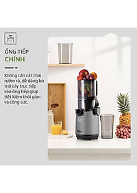 Máy Ép Chậm Olivo SJ196 – Ống Tiếp Nguyên Liệu Lớn 13cm – Động Cơ AC Cao Cấp