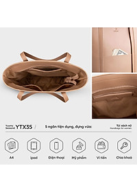 Túi Yuumy ( Thời trang nữ công sở dáng đứng cỡ trung - Túi xách da Seasand YTX35 )